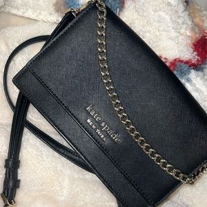 Black Kate spade crossbody.